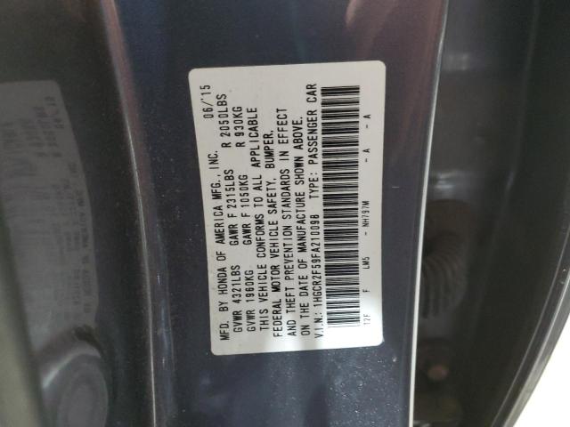 2015 HONDA ACCORD SPO - 1HGCR2F59FA210098