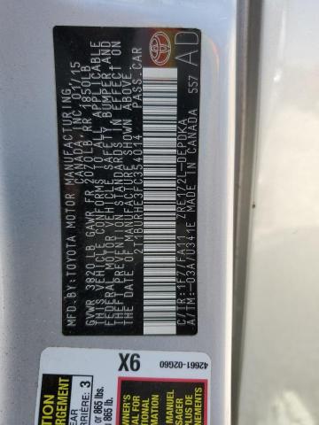 2015 TOYOTA COROLLA L - 2T1BURHE3FC354014
