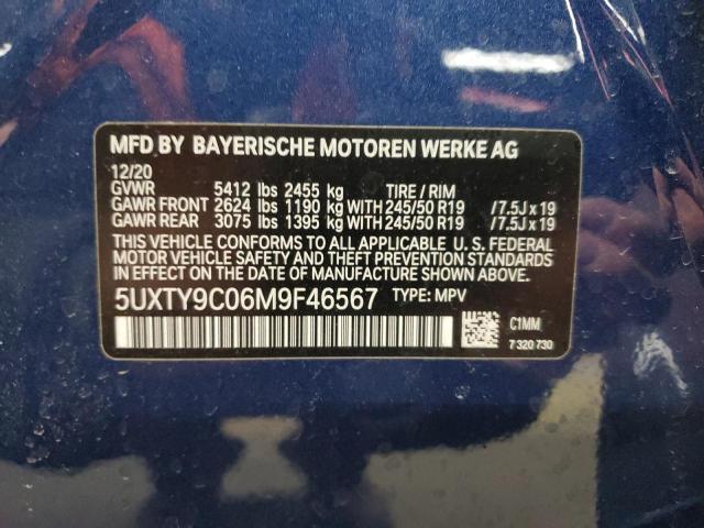 2021 BMW X3 XDRIVEM - 5UXTY9C06M9F46567