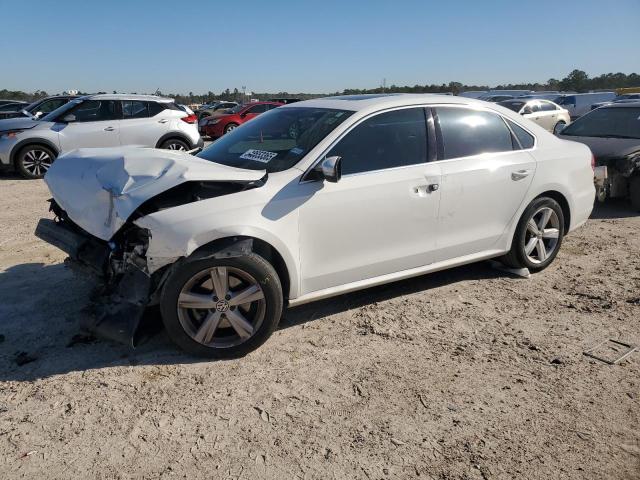 VOLKSWAGEN PASSAT SE 2013 white  gas 1VWBP7A34DC142780 photo #1
