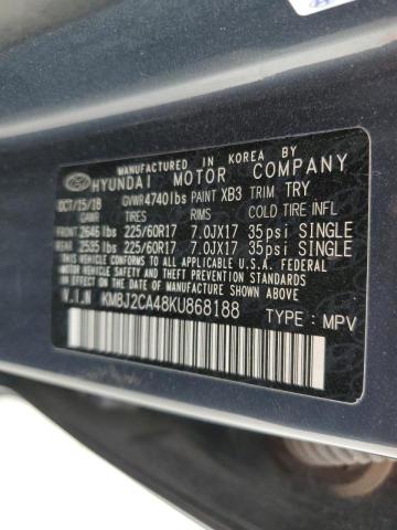 2019 HYUNDAI TUCSON SE KM8J2CA48KU868188