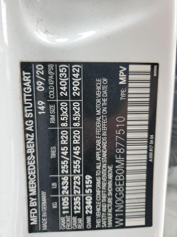 2021 MERCEDES-BENZ GLC 300 4M - W1N0G8EB0MF877510