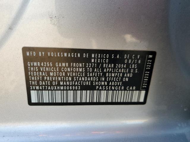 2017 VOLKSWAGEN GTI S 3VW4T7AUXHM006963