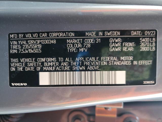 2023 VOLVO XC60 CORE YV4L12RV3P1330348