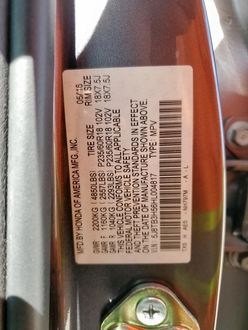 2017 ACURA RDX TECHNO - 5J8TB3H56HL004817