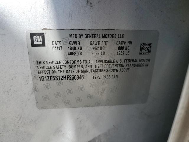 2017 CHEVROLET MALIBU LT - 1G1ZE5ST2HF256946