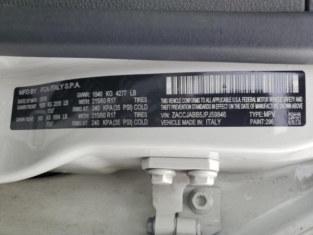 2018 JEEP RENEGADE ZACCJABB5JPJ59846