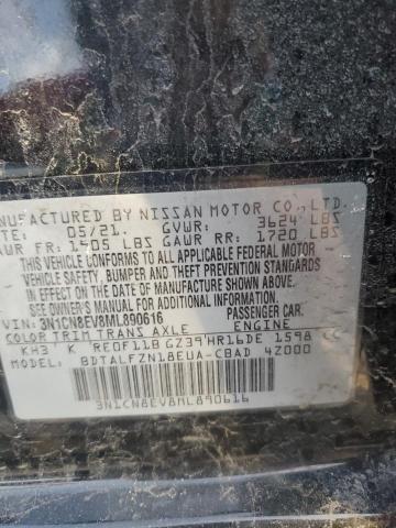 2021 NISSAN VERSA SV - 3N1CN8EV8ML890616