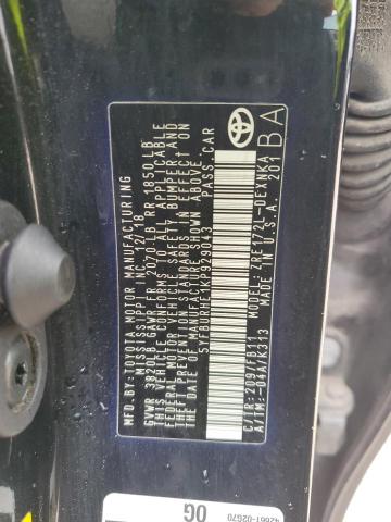 2019 TOYOTA COROLLA L - 5YFBURHE1KP929043