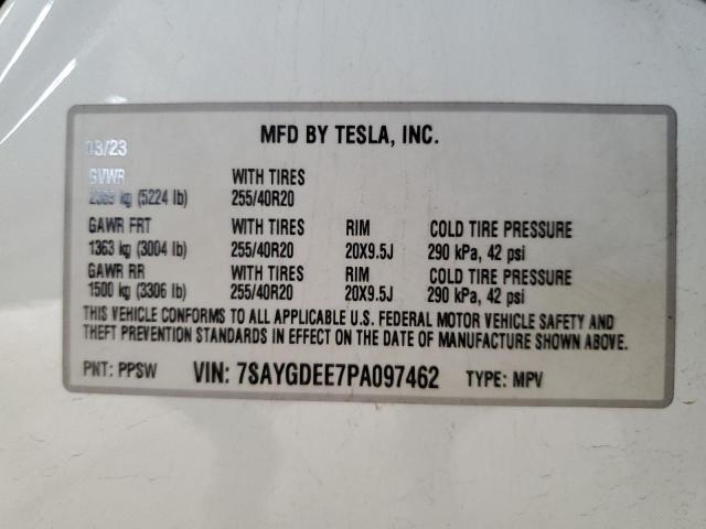 2023 TESLA MODEL Y - 7SAYGDEE7PA097462