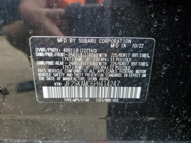2023 SUBARU FORESTER W JF2SKAMC6PH414247