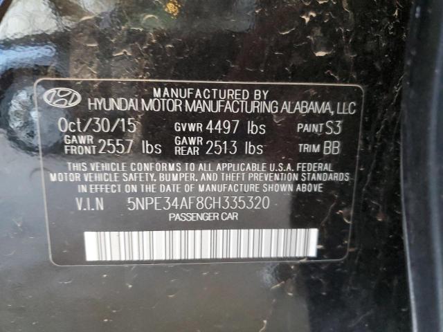 2016 HYUNDAI SONATA SPO - 5NPE34AF8GH335320