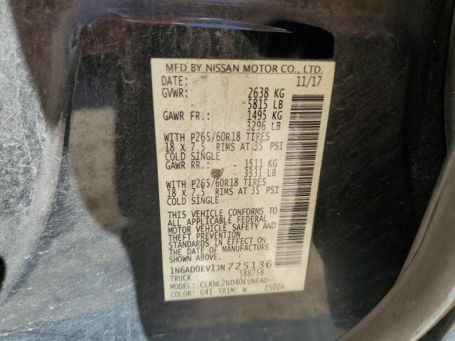 2018 NISSAN FRONTIER S - 1N6AD0EV1JN725136