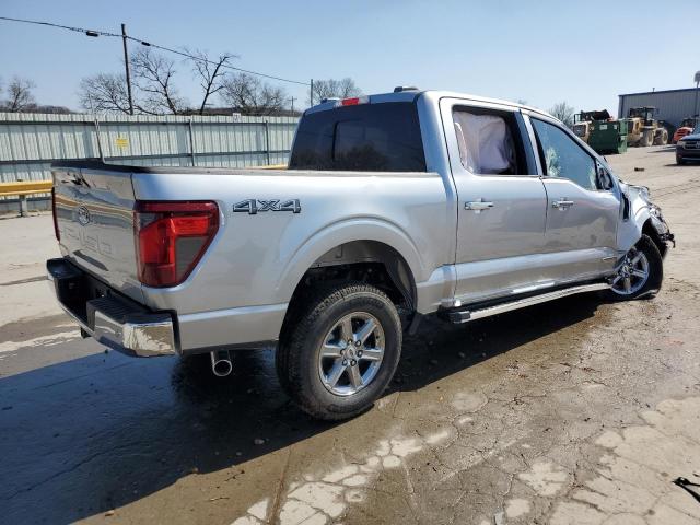 FORD F150 XLT 2024 silver  hybrid engine 1FTFW3LD4RFB87701 photo #4