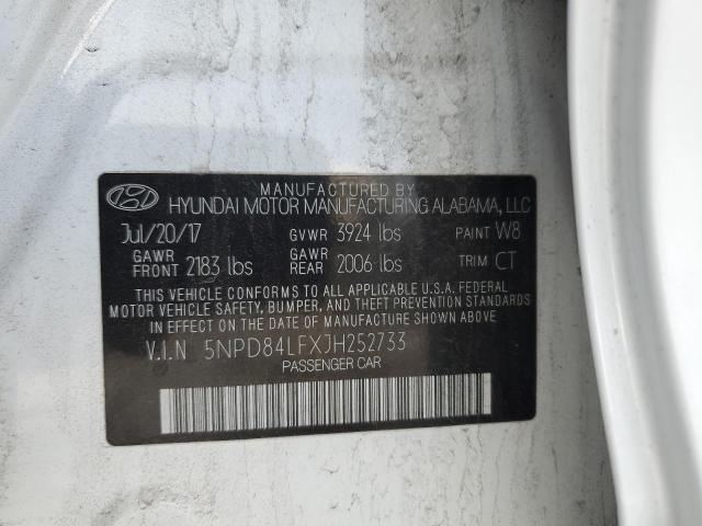 2018 HYUNDAI ELANTRA SE - 5NPD84LFXJH252733