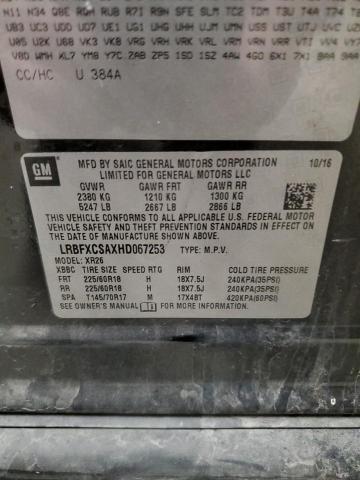 2017 BUICK ENVISION P LRBFXCSAXHD067253