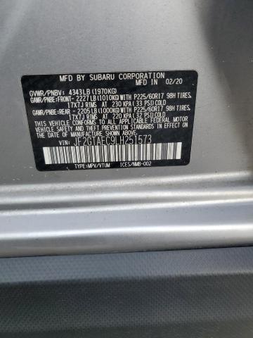 2020 SUBARU CROSSTREK - JF2GTAEC9LH251573