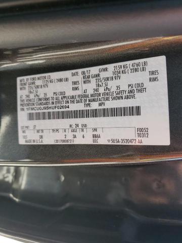 2017 FORD ESCAPE TIT - 1FMCU0J95HUF02694
