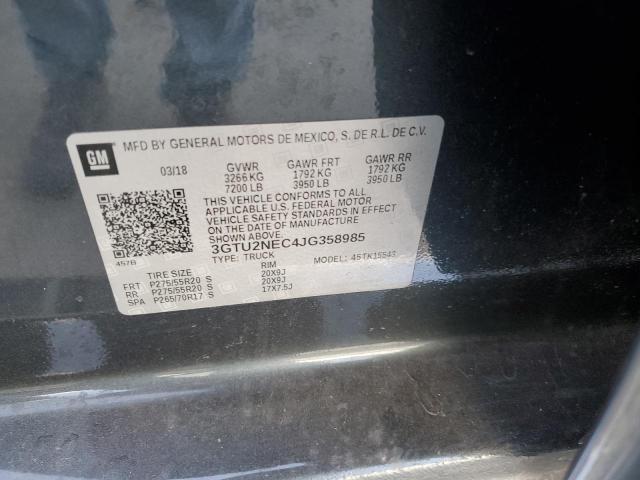 2018 GMC SIERRA K15 - 3GTU2NEC4JG358985