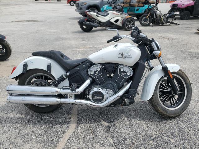 INDIAN MOTORCYCLE CO. SCOUT ABS 2022 white  gas 56KMSA007N3188355 photo #1