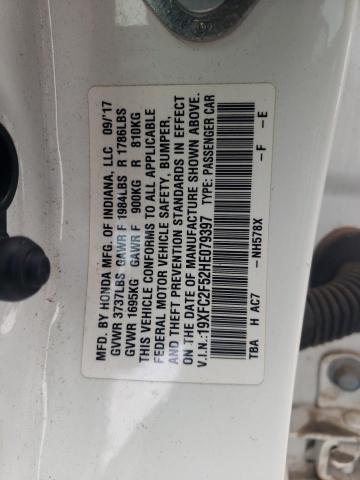 2017 HONDA CIVIC LX - 19XFC2F52HE079397