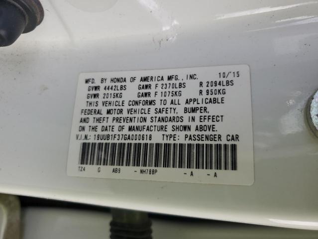 2016 ACURA TLX 19UUB1F37GA000618