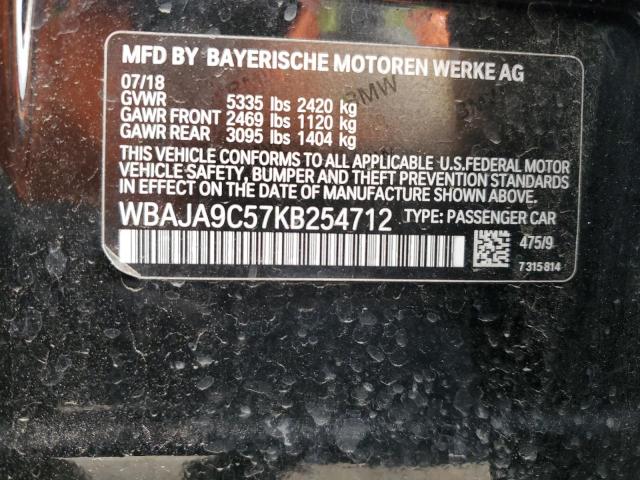 2019 BMW 530E - WBAJA9C57KB254712