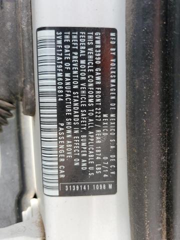 2015 VOLKSWAGEN BEETLE 1.8 - 3VWF17AT9FM606814