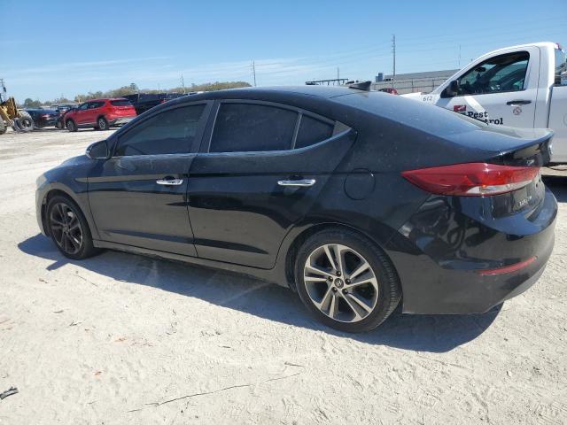 HYUNDAI ELANTRA SE 2017 black  gas KMHD84LFXHU169928 photo #3