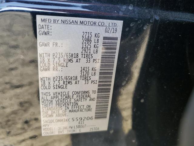 2019 INFINITI QX60 LUXE - 5N1DL0MM3KC559206