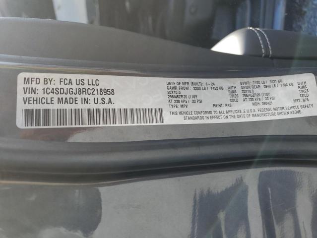 2024 DODGE DURANGO SR 1C4SDJGJ8RC218958