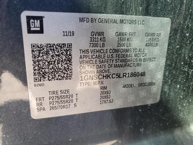 2020 CHEVROLET SUBURBAN C - 1GNSCHKC5LR186048