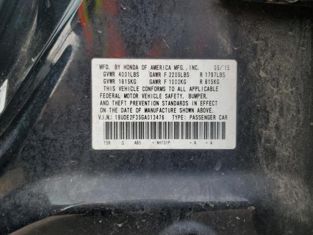 2016 ACURA ILX BASE W - 19UDE2F35GA013476