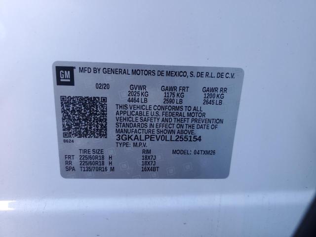 2020 GMC TERRAIN SL - 3GKALPEV0LL255154