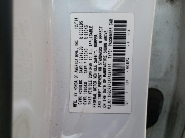 2015 HONDA ACCORD LX - 1HGCR2F3XFA084994