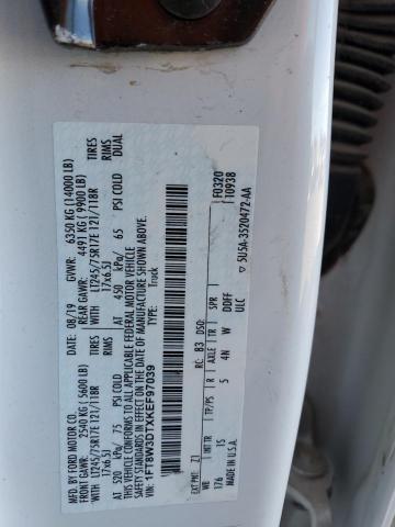 2019 FORD F350 SUPER 1FT8W3DTXKEF97039