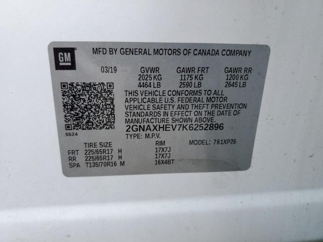 2019 CHEVROLET EQUINOX LS - 2GNAXHEV7K6252896