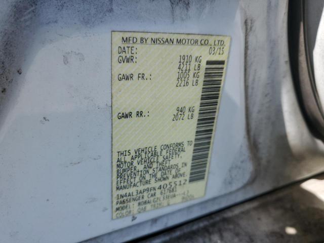 2015 NISSAN ALTIMA 2.5 - 1N4AL3AP9FN405512