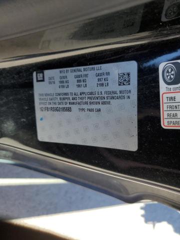 2016 CHEVROLET CAMARO LT - 1G1FB1RS9G0185683