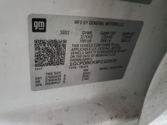 2023 CHEVROLET 1500 1GCPDBEK8PZ122670