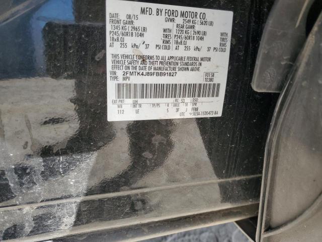 2015 FORD EDGE SEL - 2FMTK4J89FBB91827