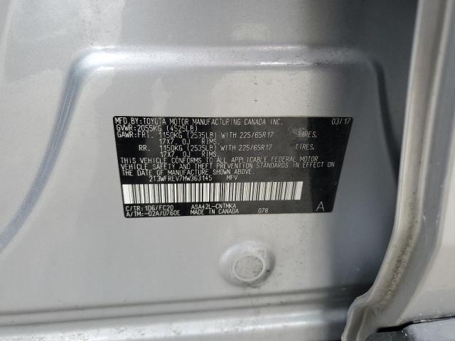 2017 TOYOTA RAV4 XLE - 2T3WFREV7HW363145