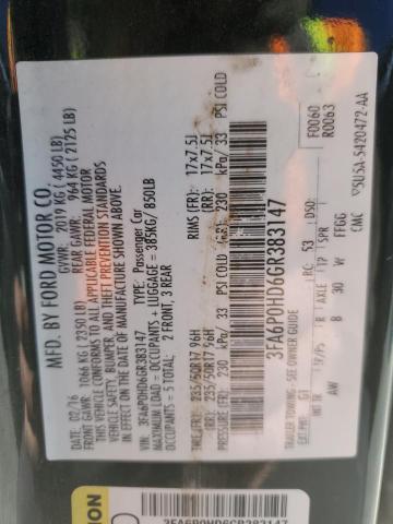 2016 FORD FUSION SE - 3FA6P0HD6GR383147