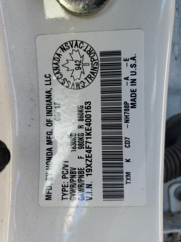 2019 HONDA INSIGHT TO 19XZE4F71KE400163