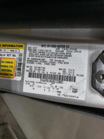 2018 FORD FUSION SE - 3FA6P0LU0JR133885