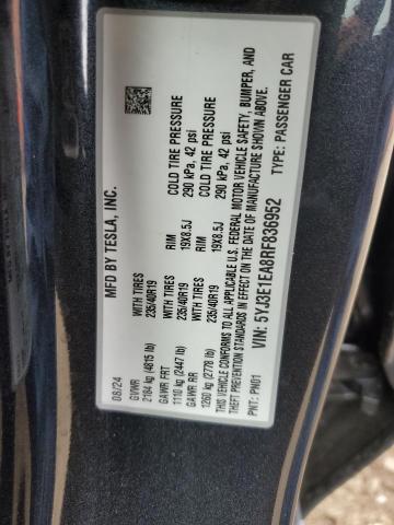 2024 TESLA MODEL 3 - 5YJ3E1EA8RF836952