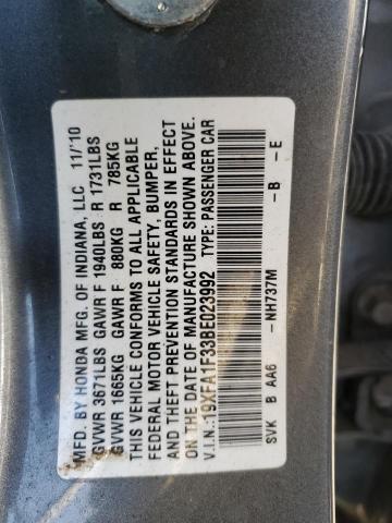 2011 HONDA CIVIC VP - 19XFA1F33BE023992