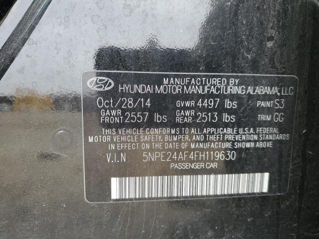 2015 HYUNDAI SONATA SE - 5NPE24AF4FH119630