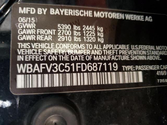 2015 BMW 535 D XDRI WBAFV3C51FD687119