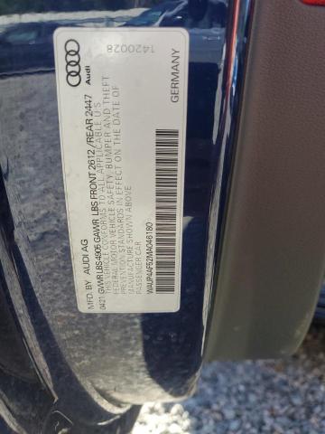 2021 AUDI S5 PREMIUM WAUP4AF52MA046180